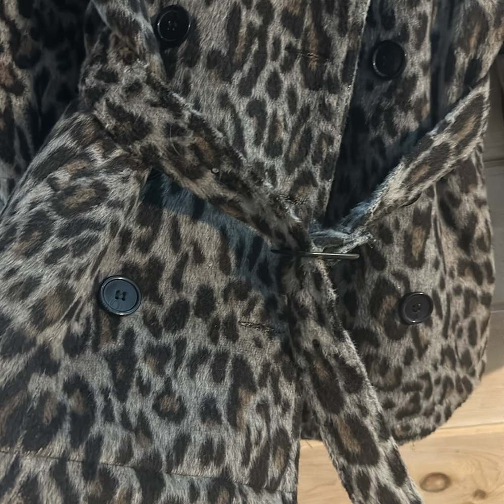 Bongo pea coat leopard vintage - Picture 2 of 7